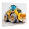 Stupell Industries Industrial Excavator Drawing Canvas, design by Steve Hunziker